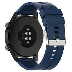 Bracelet en silicone 20mm pour Huawei Watch GT Runner - Bleu foncé