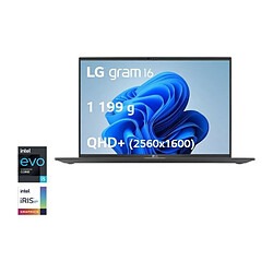 PC Ultra Portable - LG - Gram - 16Z90Q-G.AA56F - 16 FHD+ - Intel Core i5 - RAM 16 Go - Stockage 512 SSD - Win 11 Home+ - AZERTY