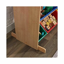 Avis KidKraft Meuble de rangement en bois 12 bacs pour enfant.