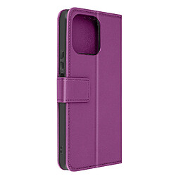 Avizar Étui pour Honor X6a Clapet Portefeuille Support Vidéo Série Essential Violet