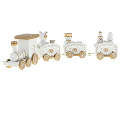 noël train train bois ornement noël jouet véhicules décoration cadeau blanc pas cher