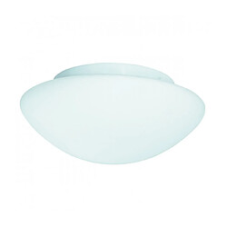 Searchlight Plafonnier Bathroom Verre opal blanc 1 ampoule 10cm