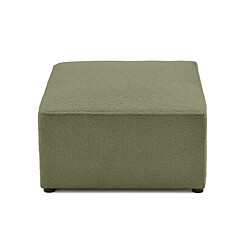 Bestmobilier Topaze - pouf - en tissu bouclette