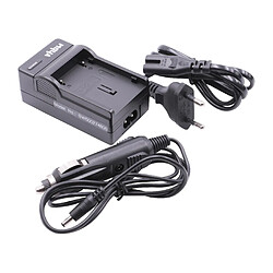 vhbw Chargeur de batterie compatible avec JVC BN-V408, BN-V408U, BN-V416, BN-V416U, BN-V428 batterie appareil photo digital, DSLR, action cam