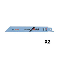 Bosch Lame de scie sabre S 922 EF L.150mm B.19mm TPI 18 14mm geschr.gefr.2 St./Karte