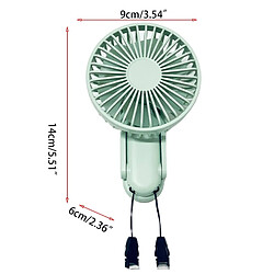 Mini Ventilateur Pliable Portatif Ventilateur de Bureau Portable Ventilateur Électrique Personnel Rechargeable USB pour Adultes Enfants Bureau à Domicile pas cher