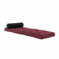 Inside 75 Fauteuil futon convertible WRAP couleur bordeaux