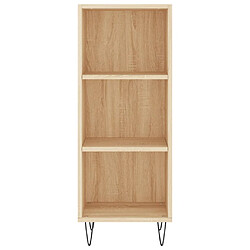 Acheter vidaXL Buffet haut Chêne sonoma 34,5x32,5x180 cm Bois d'ingénierie