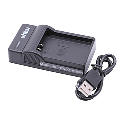 vhbw Chargeur USB de batterie compatible avec Olympus OM-D E-M1, E-M5 batterie appareil photo digital, DSLR, action cam