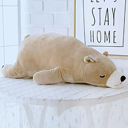 Avis Universal Poupée animale 60cm ours polaire oreiller peluche mignon doux et délicat toucher flexible bébé enfant Noël cadeau d'anniversaire | Peluche oreiller