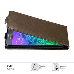 Cadorabo Coque Samsung Galaxy ALPHA Etui en Marron