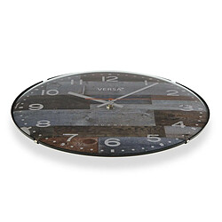 Avis Horloge Murale Versa Bleu Plastique (4,5 x 31 x 31 cm)