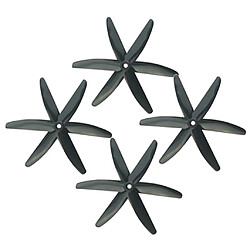 8 pièces 4 paires 5030 prop cw ccw hélice pour rc qav250 rc quadcopter noir