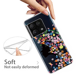 Coque en TPU anti-chocs, fée des fleurs pour votre OnePlus 10 Pro