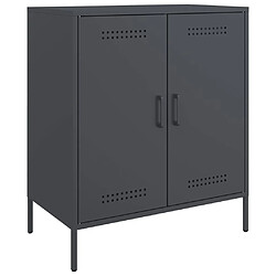 vidaXL Buffet anthracite 68x39x79 cm acier