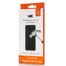 Avis WE Verre trempé XIAOMI REDMI NOTE 10 PRO: Protection écran - anti-rayures - anti-bulles d'air - ultra-résistant - dureté 9H Glass