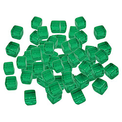 Acheter 100pcs 10mm jeux de société cube colorés dés pour la partie KTV jouets verts