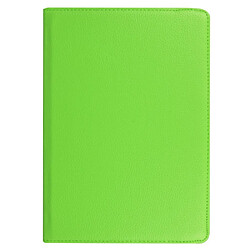 Etui en PU support rotatif 360 degrés texture litchi tablette vert pour votre Huawei MediaPad T3 10