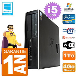 PC HP Compaq 8100 SFF i5-650 RAM 4Go Disque 1To Graveur DVD Wifi W7 - Occasion