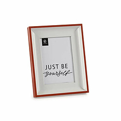 Gift Decor Cadre photo Verre Rouge Blanc Plastique (2,5 x 24 x 19 cm) (6 Unités)