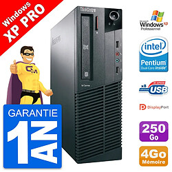 PC Lenovo ThinkCentre M82 SFF Intel G630 RAM 4Go Disque 250Go Windows XP - Occasion