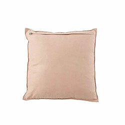 Paris Prix Coussin Déco en Cuir Croix 45x45cm Rose