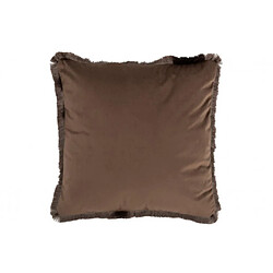 Dansmamaison Coussin Alpha Carre Polyester Marron