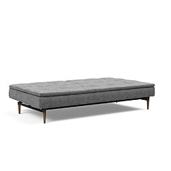 Acheter Inside 75 Canapé design DUBLEXO STYLETTO convertible lit 115*210 cm pieds chene fonce tissu Twist Charcoal