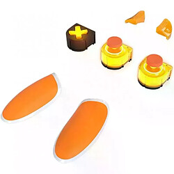 Pack d'accessoires pour manette de jeu Thrustmaster Eswap X Led Orange Crystal