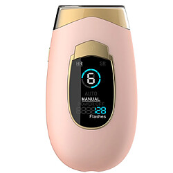 Chrono Appareil d'épilation IPL, Appareils IPL à domicile Épilation au laser Épilateur au laser portable indolore pour peau douce, rose