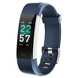 Montre Connectée Smartwatch Marqueune Etanche IP68 Podomètre pour iPhone Samsung Huawei Smartphone Femme Homme Bleu