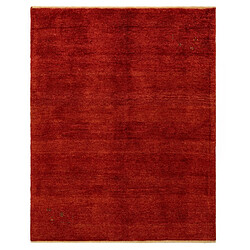 Vidal Tapis de laine 195x155 rouge Gabbeh Shouli 