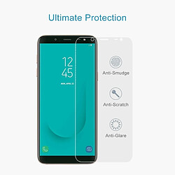 Wewoo Verre trempé pour Galaxy J6 2018, aucun paquet de détail Film en de 50 PCS 0.26mm 9H 2.5D pas cher