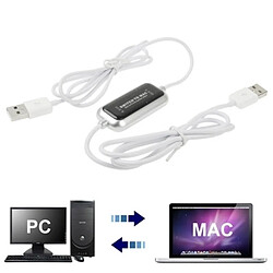 Wewoo Câble Switch-To-MAC USB 2.0 Kit de transfert Data Link Cable, MAC vers PC / PC PC / Partage de de fichiers, Longueur: 165cm