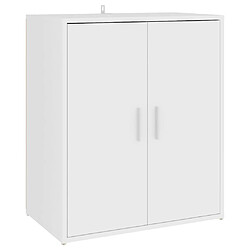 Acheter vidaXL Armoire à chaussures Blanc 60x35x70 cm Bois d’ingénierie