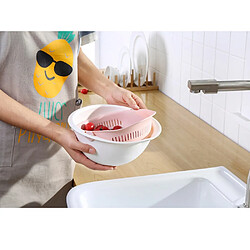 Universal Cuisine silicone double fuite panier bol lavage rangement panier filtre bol drainage légumes nettoyage panier outillage | sac panier pas cher