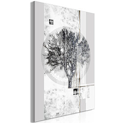 Artgeist Tableau - Silver Tree (1 Part) Vertical [20x30]