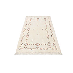 Avis Vidal Tapis de laine 150x91 beige Darya