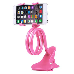 Wewoo Support Holder rose pour iPhone, iPad, Samsung, HTC, Sony, Google, , Xiaomi, Meizu, OPPO Universel Multifonctionnel Flexible Long Bras Paresseux Tête De Lit Bureau De Chevet De Voiture De Téléphone Stand De Tablette,