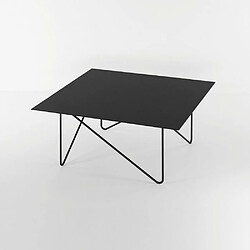 Inside 75 Table basse SHAPE acier couleur noir