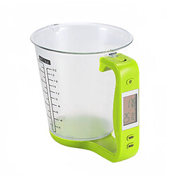 Universal Tasse de mesure électronique avec balance de lait en poudre multifonctionnel Brassage d'articles de cuisine ménagère Outil de mesure