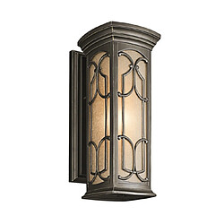 Elstead Lighting Applique murale extérieur Franceasi Bronze Ancien