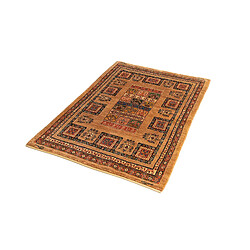 Vidal Tapis de laine 159x110 brun Kashkuli pas cher