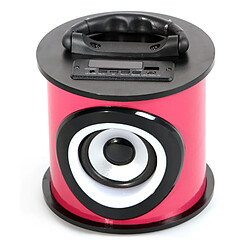 Enceinte Bluetooth cylindrique Teknofun - Rose