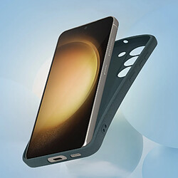 Avis Avizar Coque pour Samsung Galaxy S23 Silicone Flexible avec Détails pointillés gris