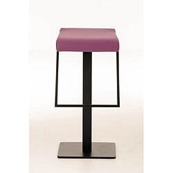 Non Tabouret de bar Lameng simili cuir B78