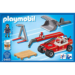 Playmobil® PLAYMOBIL 9465 City Action - Pompier avec véhicule et bras téléscopique