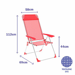 Chaise Pliante Marbueno Corail 69 x 110 x 58 cm