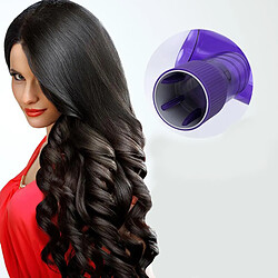 Avis Sèche-cheveux Wind Curl Diffuser Salon Hair Roller Drying Cap Purple