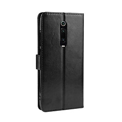 Avis Wewoo Housse Coque en cuir à rabat horizontal Retro Crazy Horse Texture pour Xiaomi Redmi K20 / K20 Proavec porte-carte et fentes cartes et cadre photo Noir